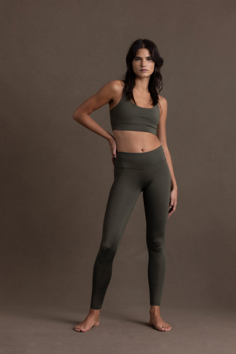 Criss-Cross Bra Forest Night | Hey Honey Yoga & Active Wear