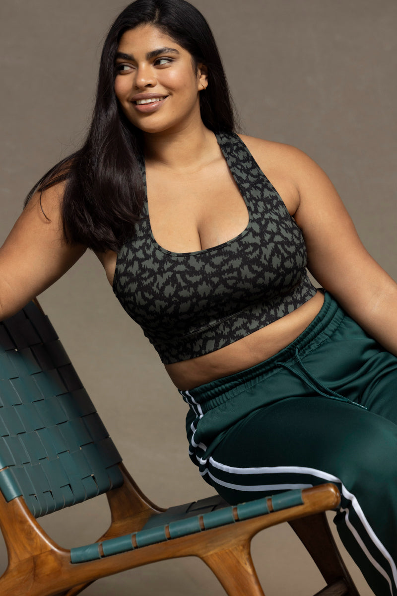 Bra Safari Pine | Hey Honey Yoga & Active Wear