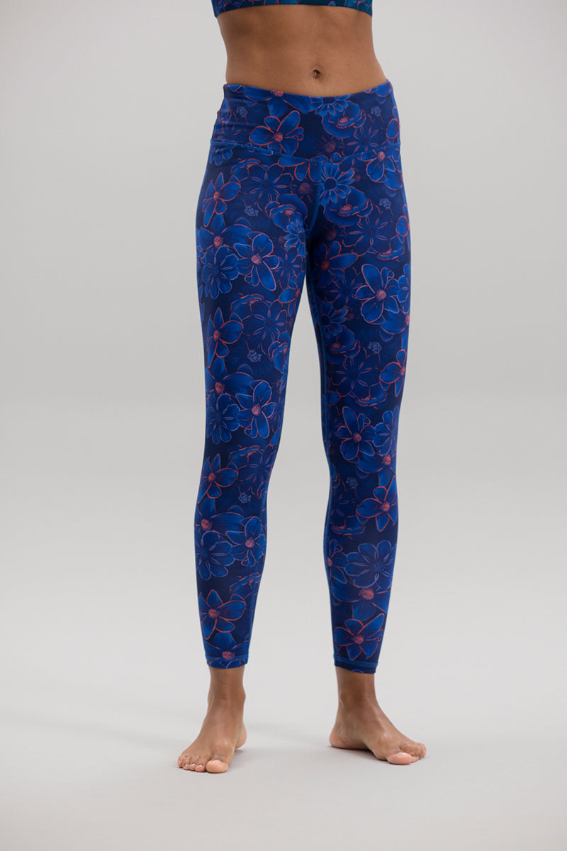 Cropped Leggings Flower Daze | Hey Honey Yoga & Active Wear