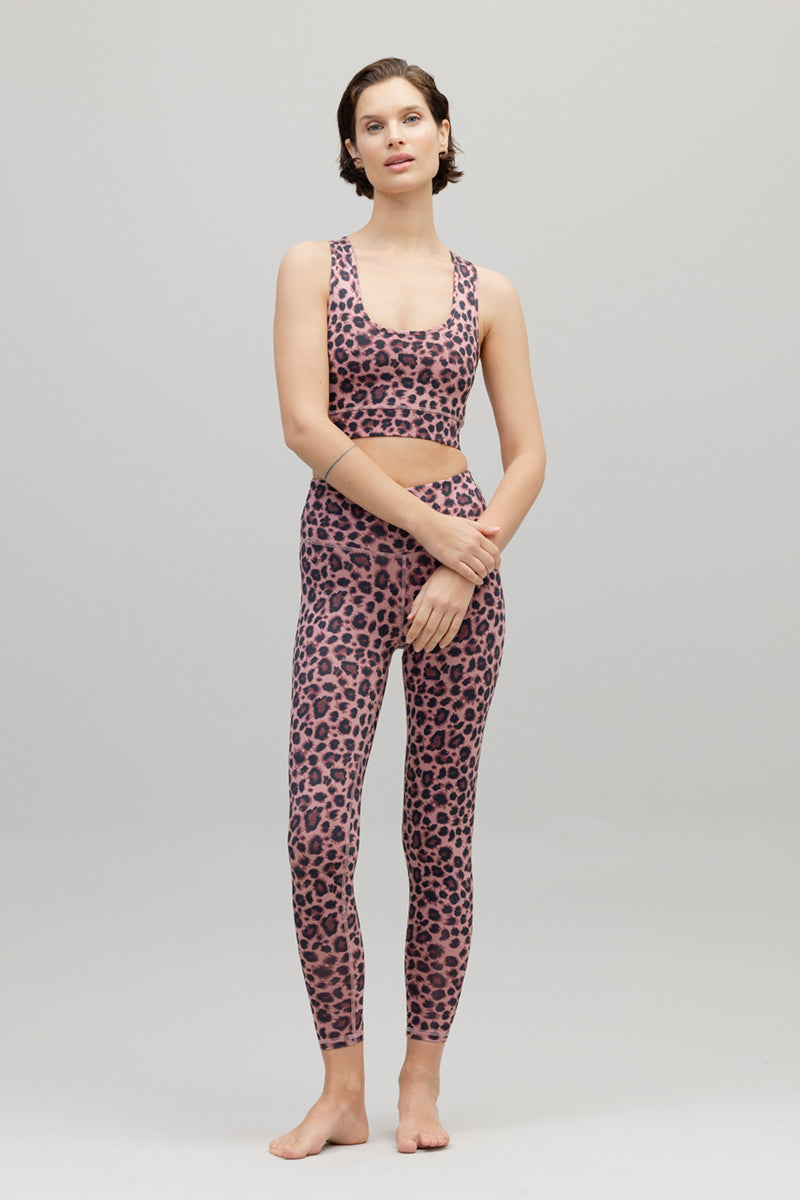 Racerback Bra Leo Rose | Hey Honey Yoga & Active Wear