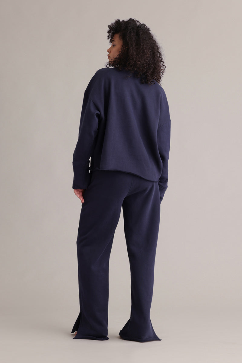 Cozy Sweat Baritone Blue Set | Hey Honey & Active Wear