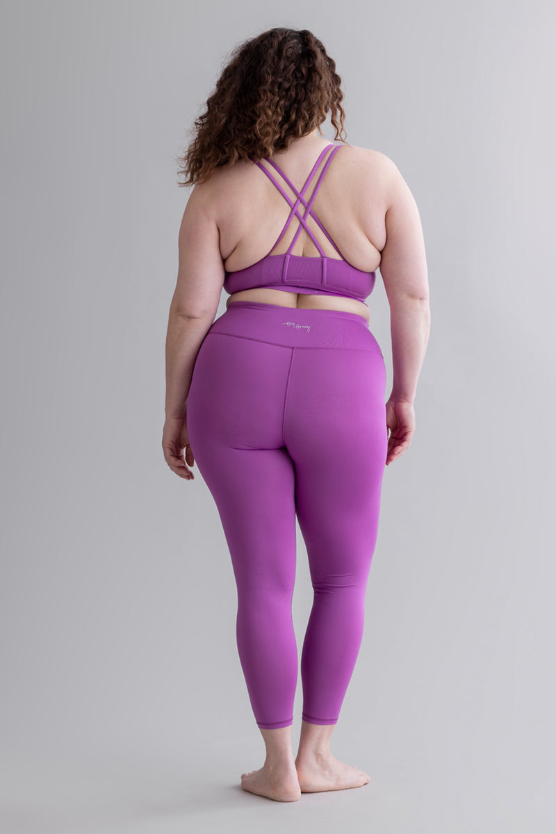 Cropped Leggings Striking Purple