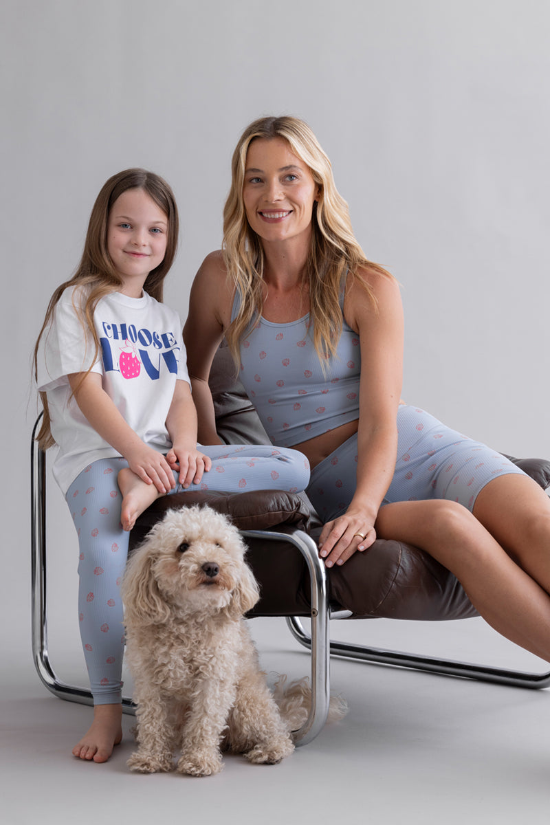 Kids T-Shirt Love White | Hey Honey & Active Wear