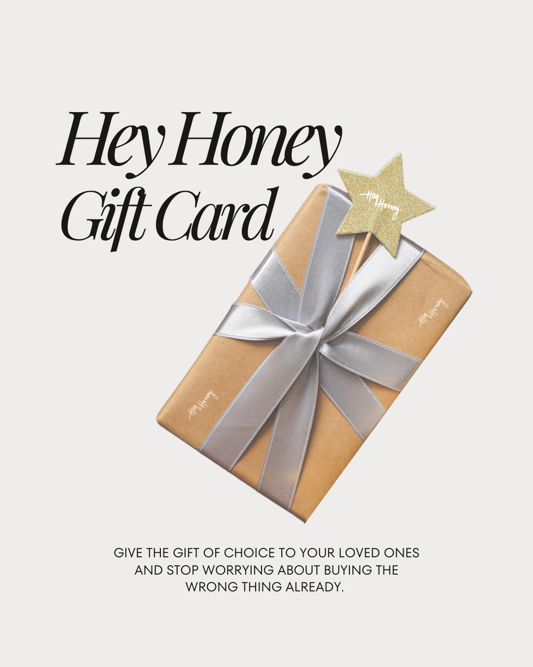 Hey Honey E-Gift Card | Hey Honey Yoga & Active Wear