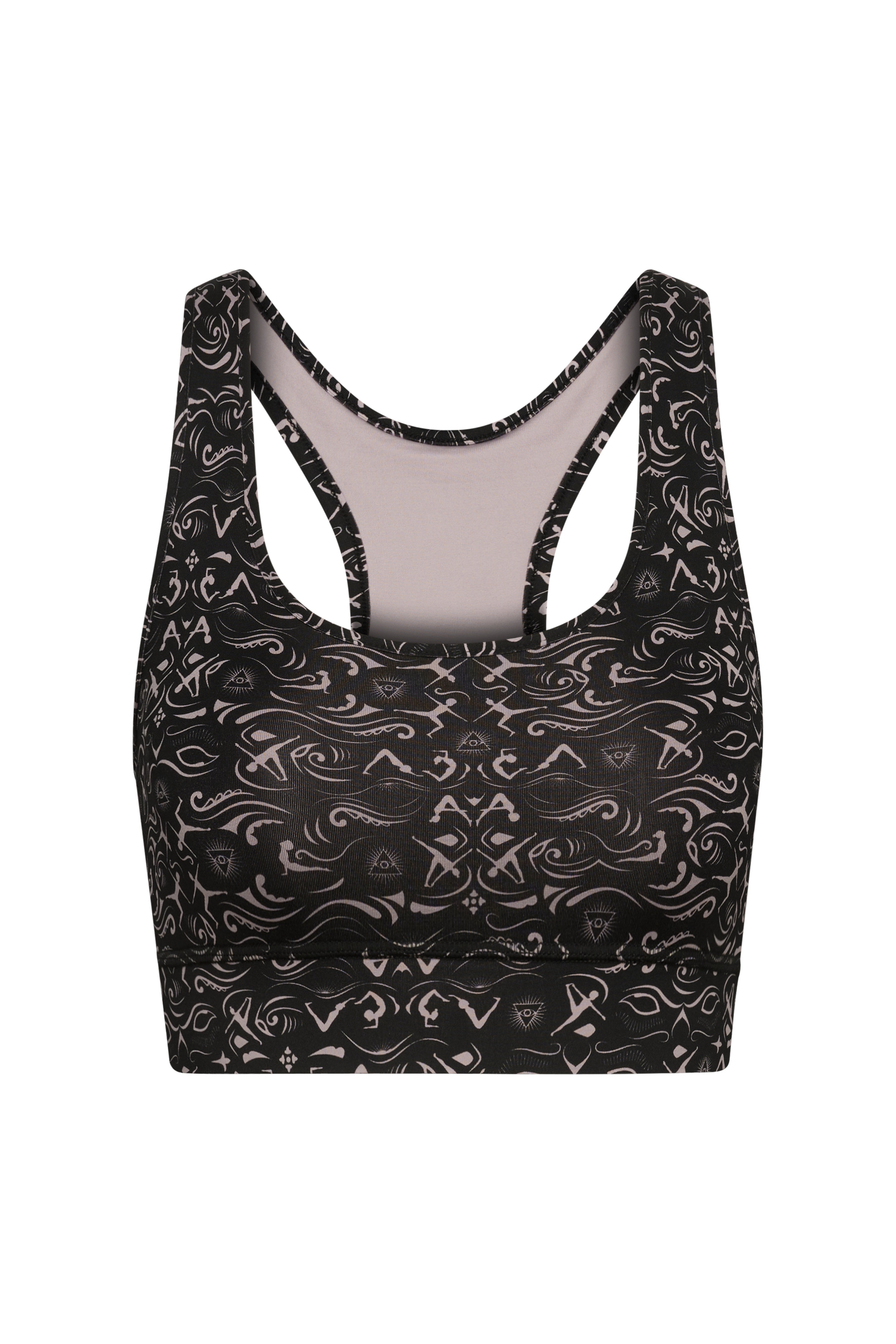 Racerback Bra Samadhi Black | Hey Honey Yoga & Active Wear