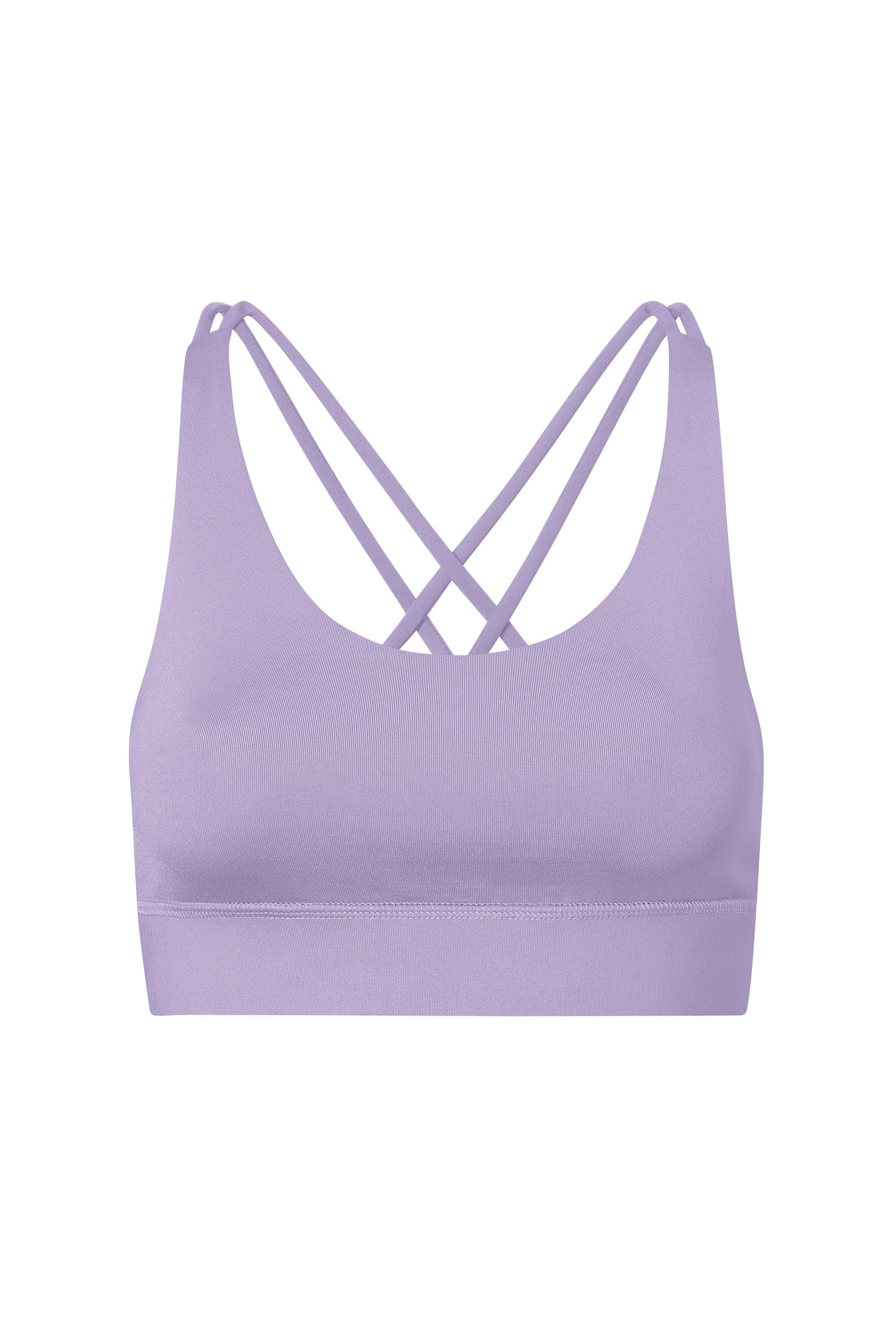 Criss-Cross Bra Lavender | Hey Honey Yoga & Active Wear