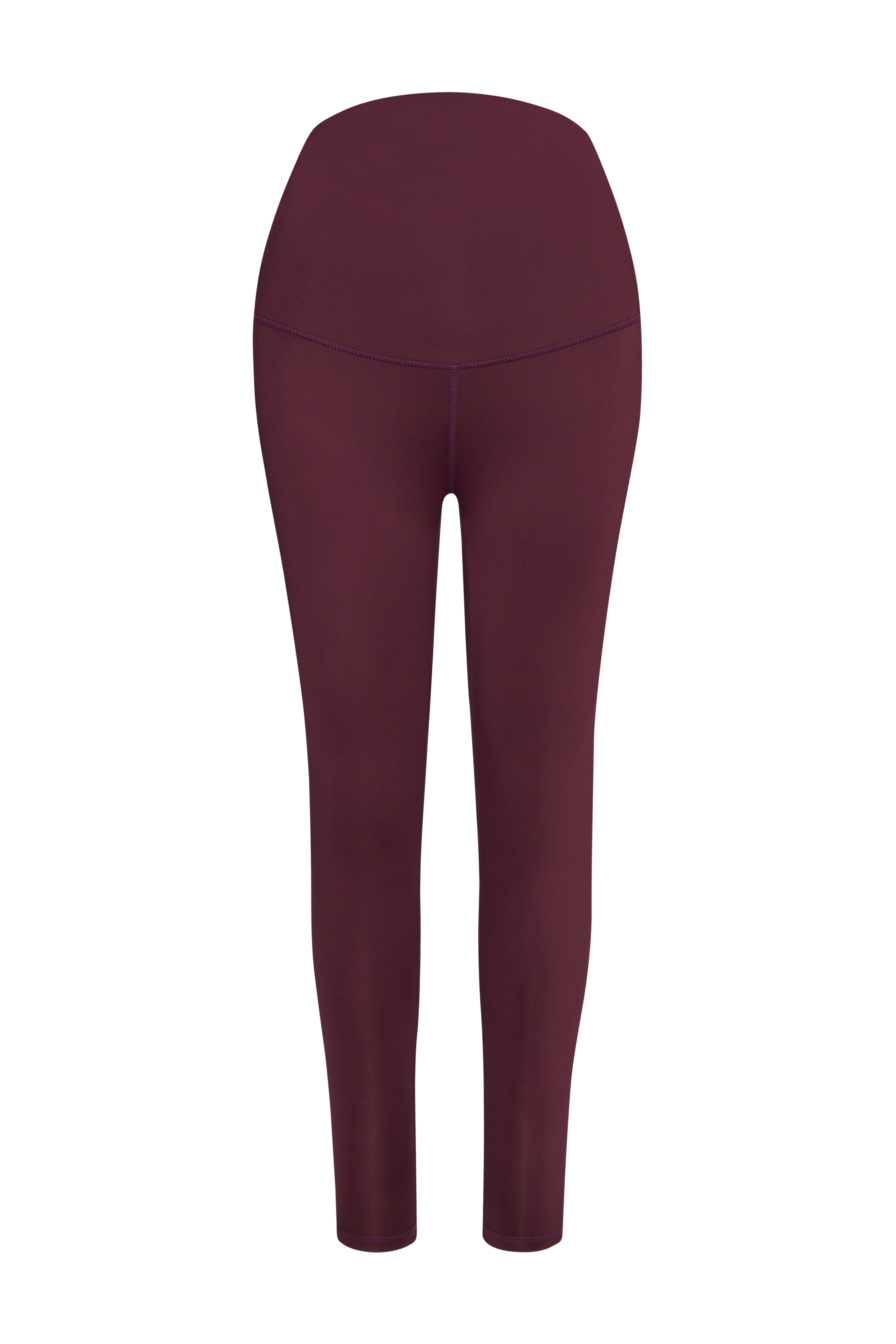 Maternity Leggings Wine | Hey Honey Yoga & Active Wear
