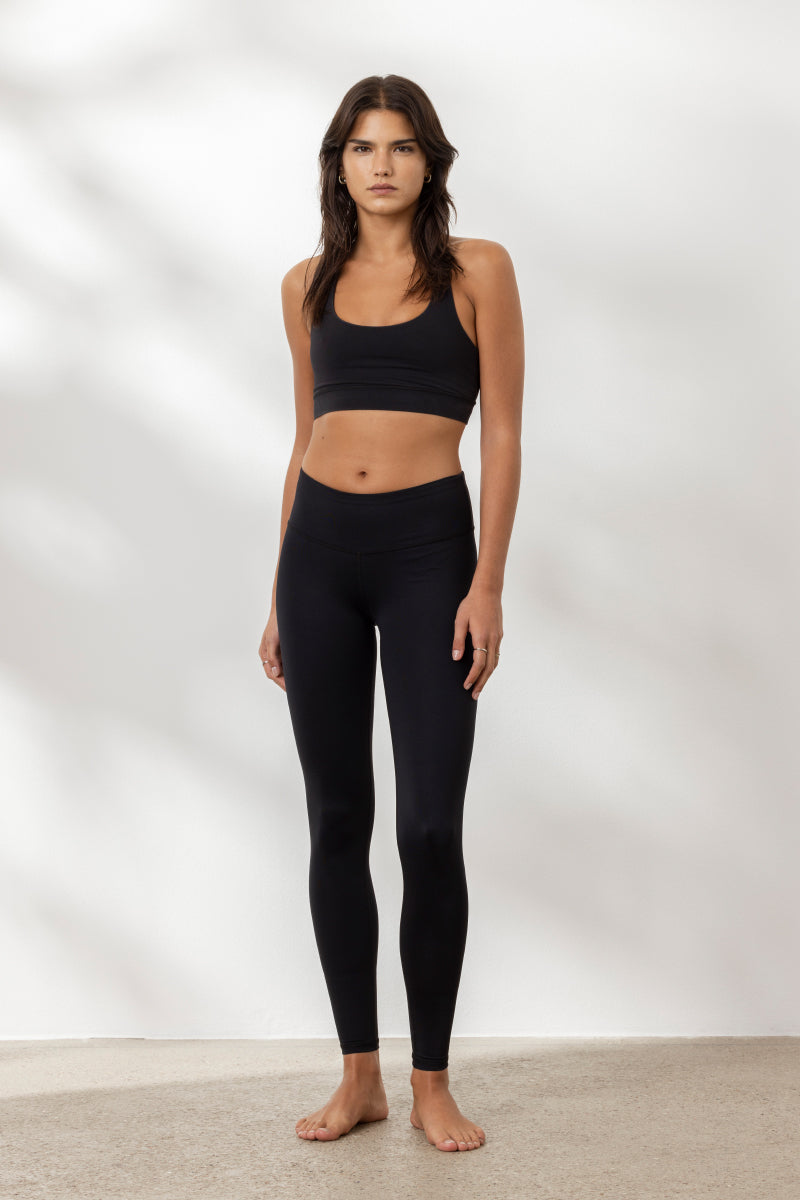 Criss-Cross Bra Black | Hey Honey Yoga & Active Wear