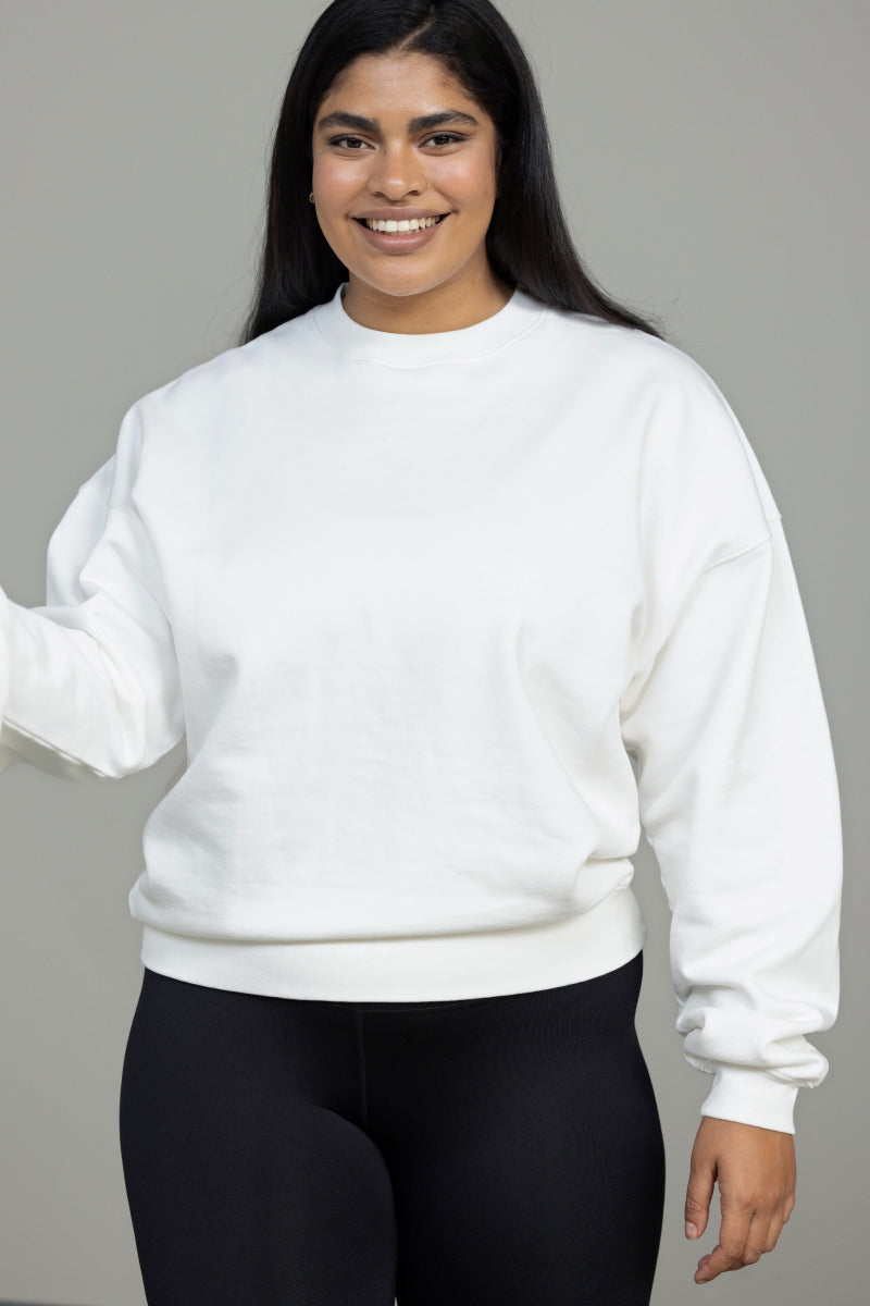 Sweater Voyage Off-White | Hey Honey Yoga & Active Wear