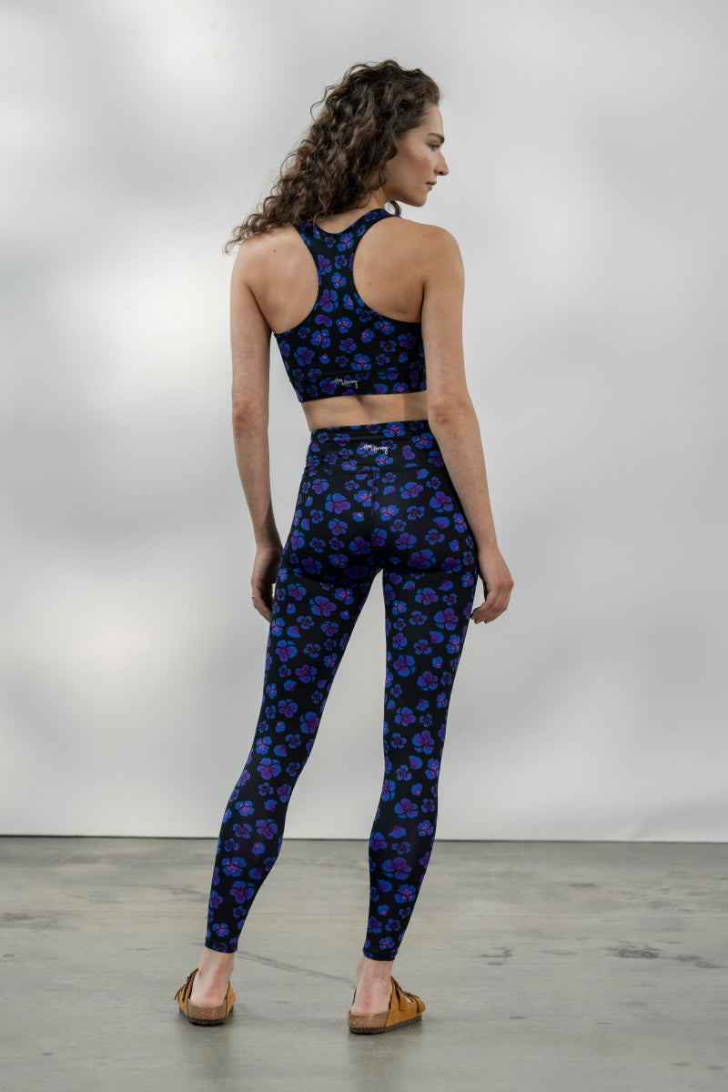 Leggings Wild Violets | Hey Honey Yoga & Active Wear