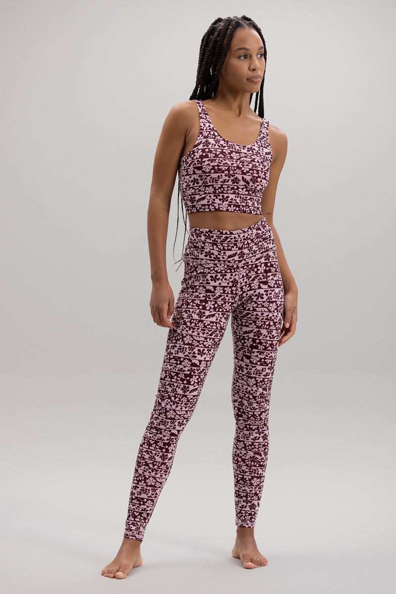 Leggings Flower Bordure | Hey Honey Yoga & Active Wear