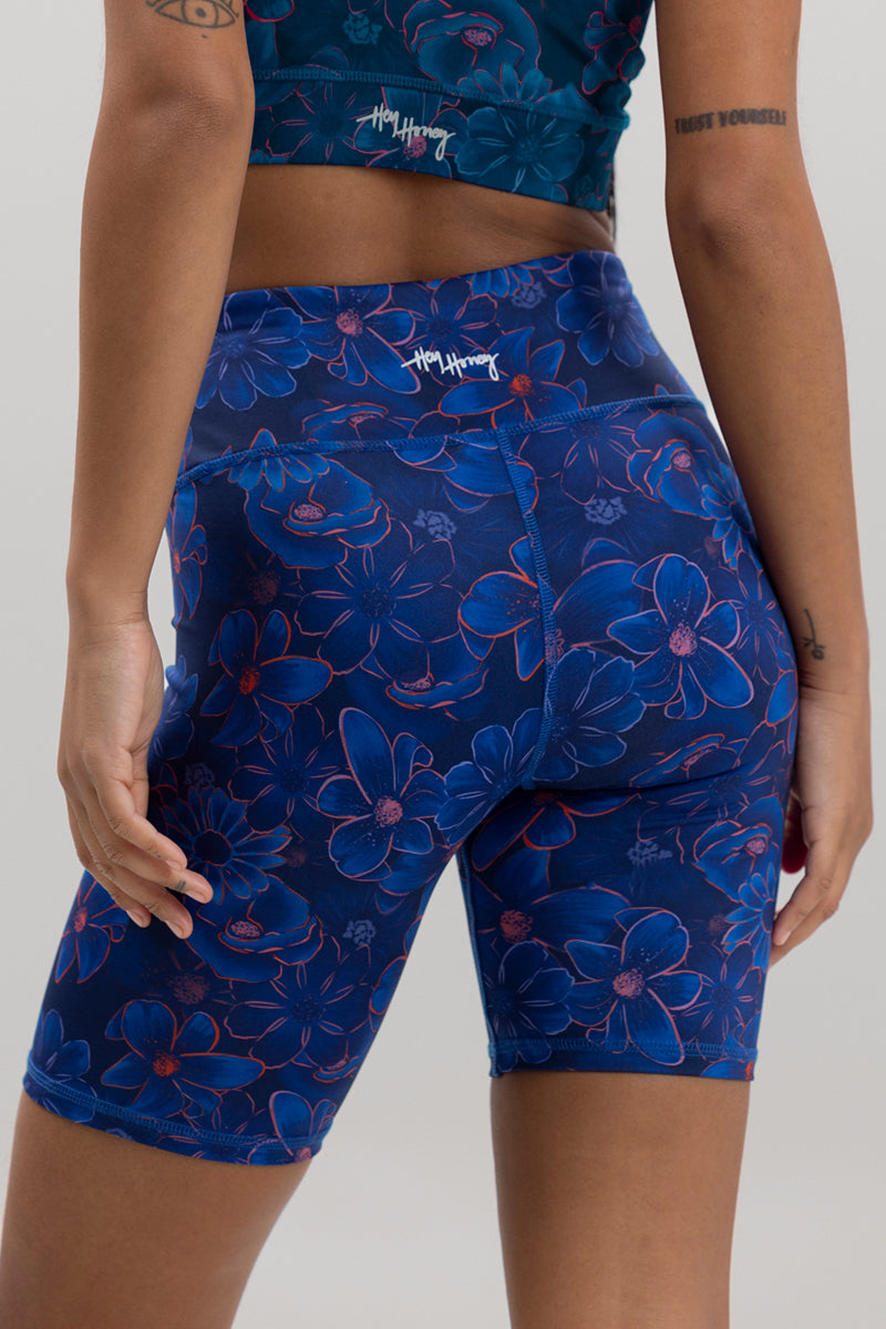 Biker Flower Daze | Hey Honey Yoga & Active Wear