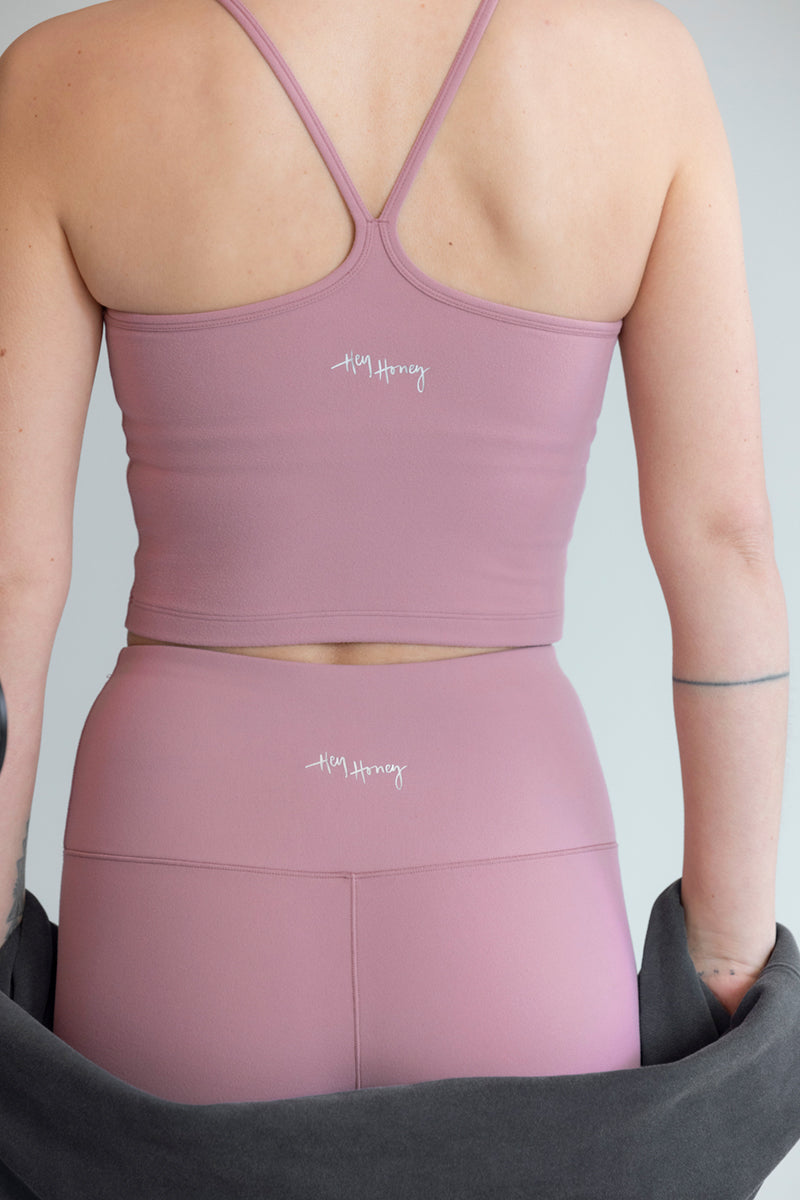 Longline Bustier Always Dressed Rose | Hey Honey & Active Wear