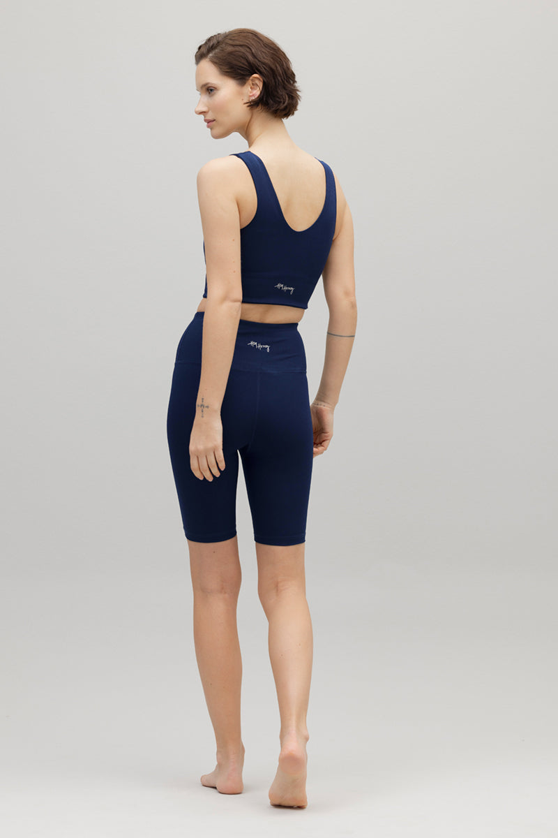 Bustier Ribbed Blue Depth | Hey Honey & Active Wear
