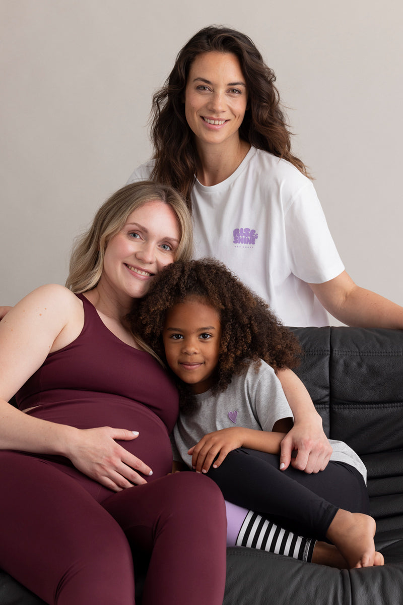 Maternity Leggings Always Dressed Italian Plum | Hey Honey & Active Wear