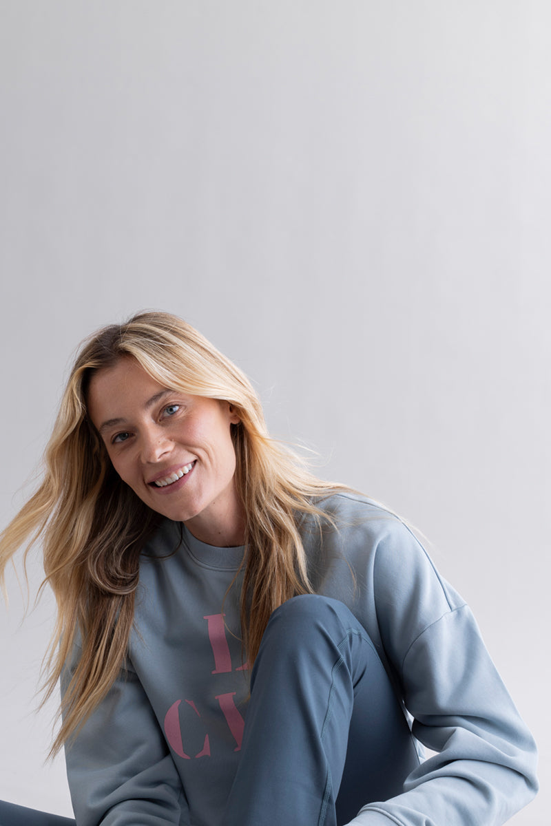 Sweater Le Club Slate | Hey Honey & Active Wear