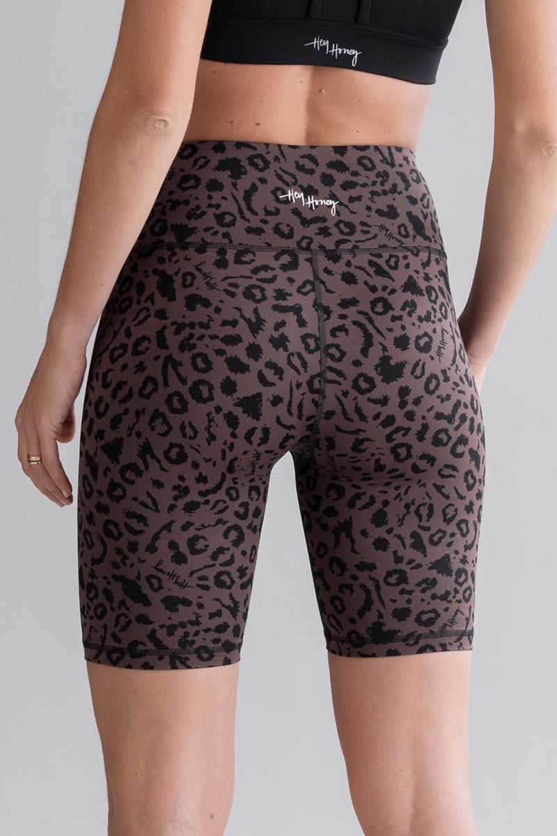 Biker Classic Mono Leo Soft Brown | Hey Honey & Active Wear