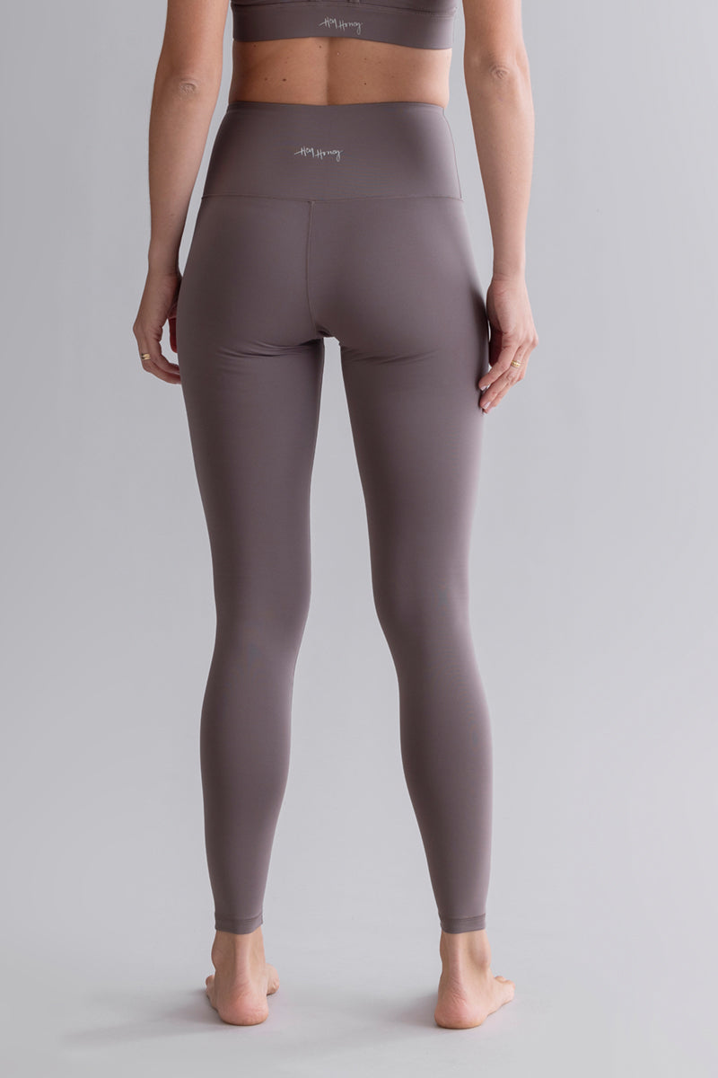 High-Waist Leggings Cotton Touch Taupe