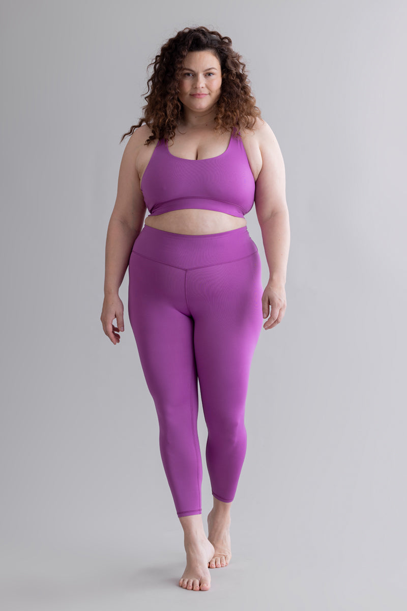 Cropped Leggings Striking Purple