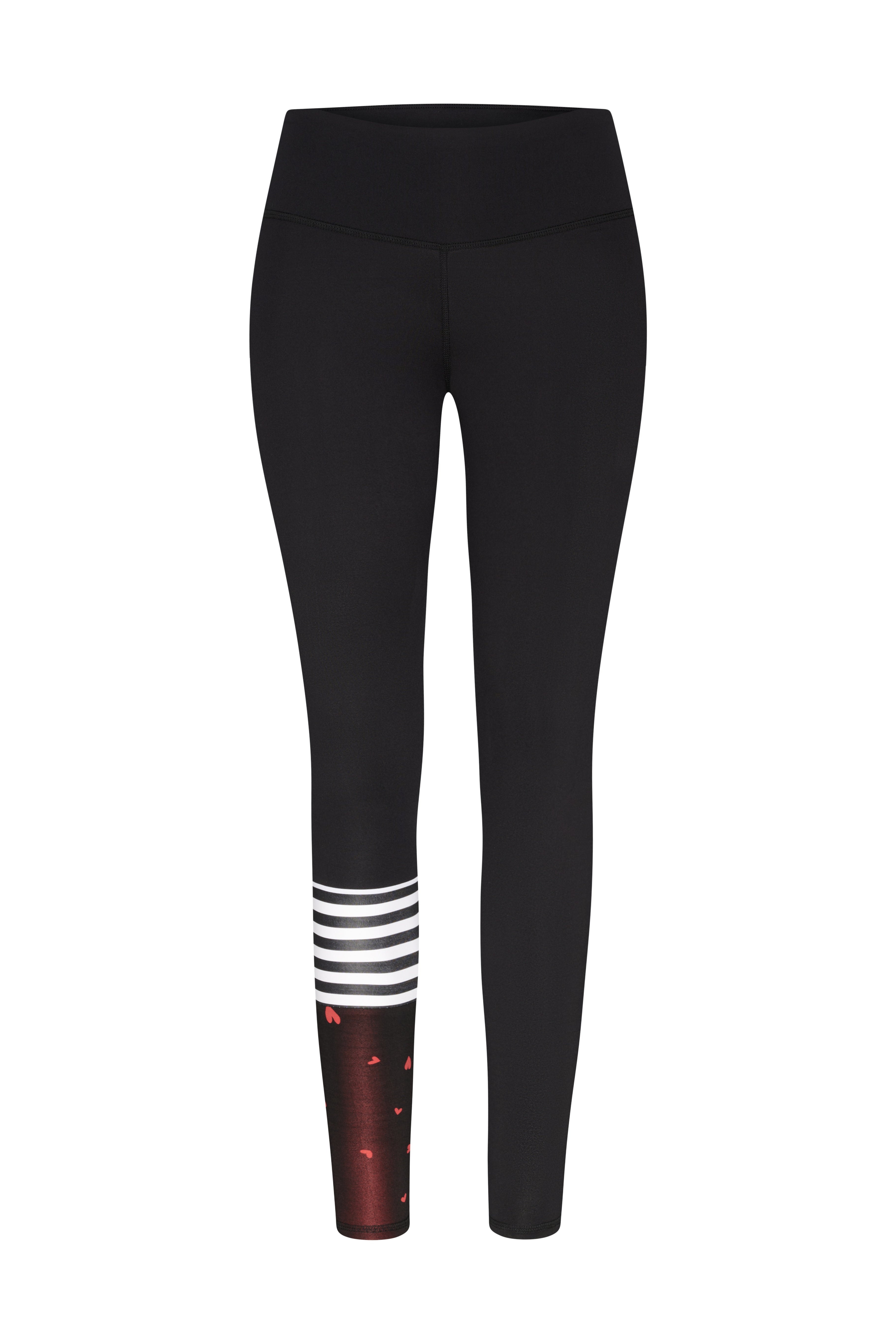 Surf Style Leggings Hearts | Hey Honey Yoga & Active Wear
